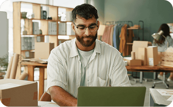 Customer holding a phone and credit card and adding the data to their digital wallet
